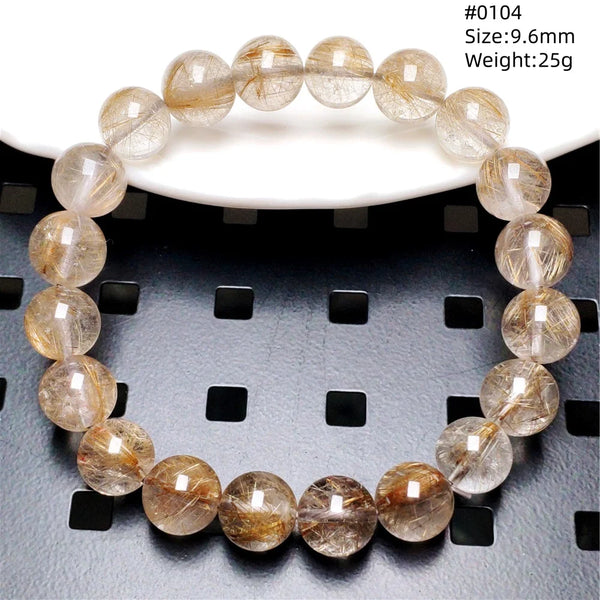 Silver Rutilated Quartz Bracelet-ToShay.org