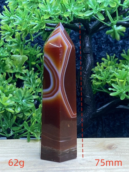 Orange Carnelian Wand-ToShay.org