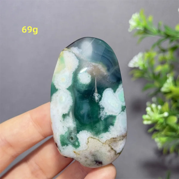 Green Cherry Blossom Agate-ToShay.org