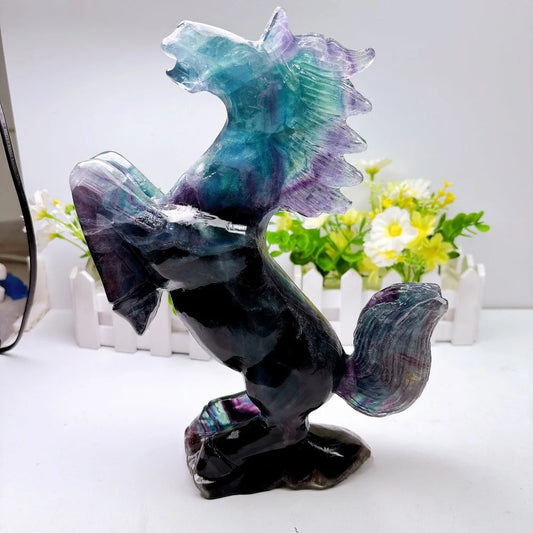 Rainbow Fluorite Horse-ToShay.org