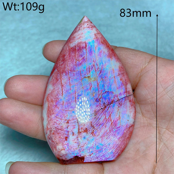 Red Purple Fire Quartz Moonstone-ToShay.org