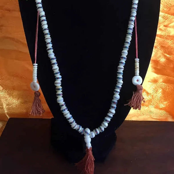 White Yak Bone Prayer Mala-ToShay.org
