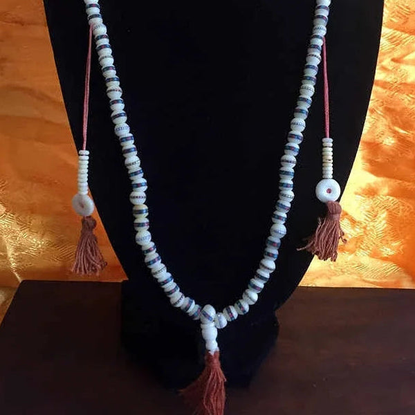 White Yak Bone Prayer Mala-ToShay.org