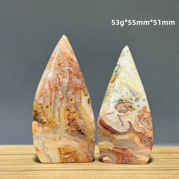 Yellow Crazy Agate Torch-ToShay.org