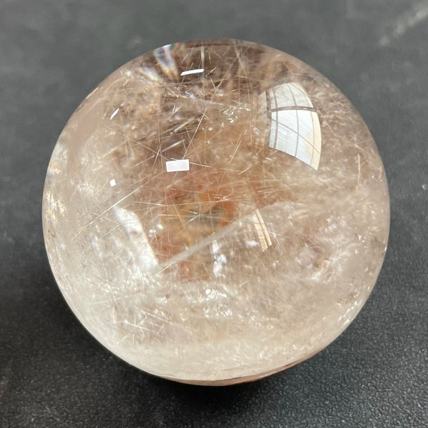 Clear Rutilated Quartz Ball-ToShay.org