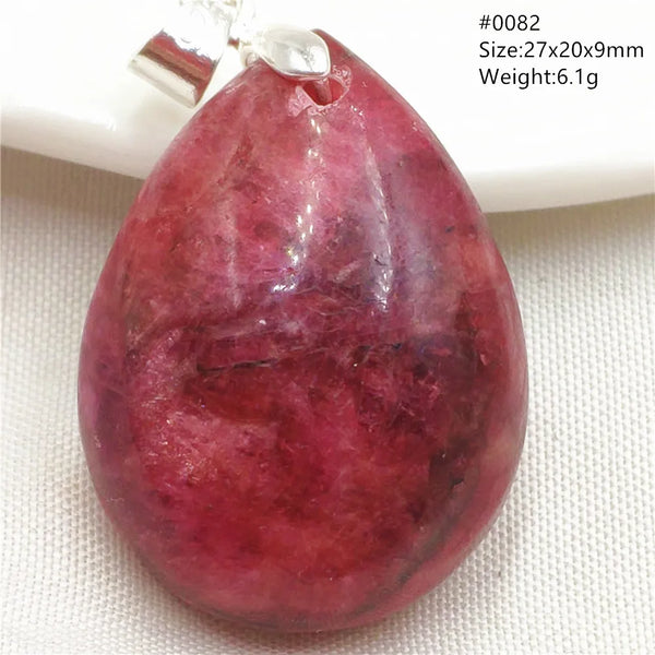 Red Rhodonite Pendant-ToShay.org