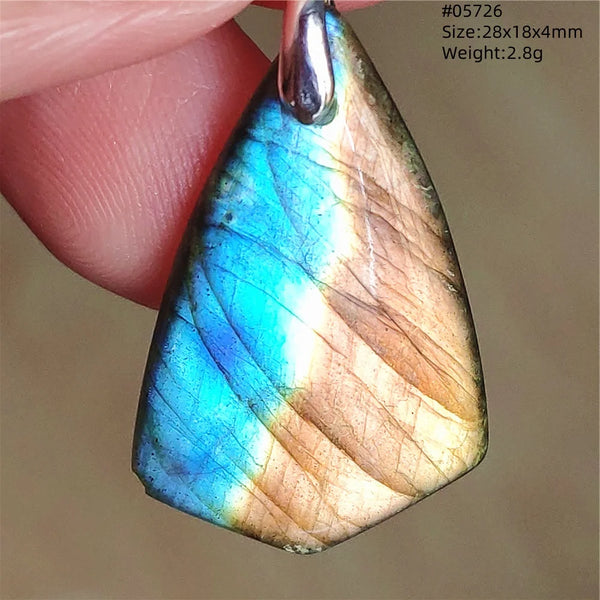 Blue Light Labradorite Pendant-ToShay.org