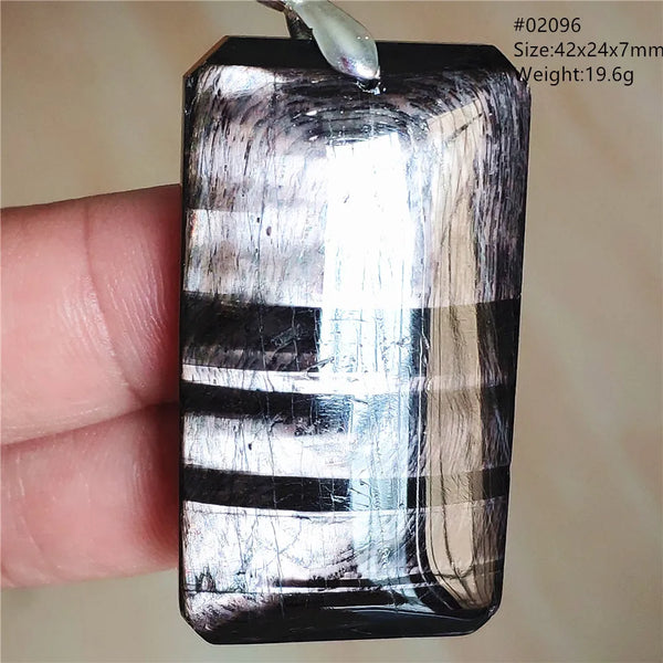 Black Hypersthene Pendant-ToShay.org