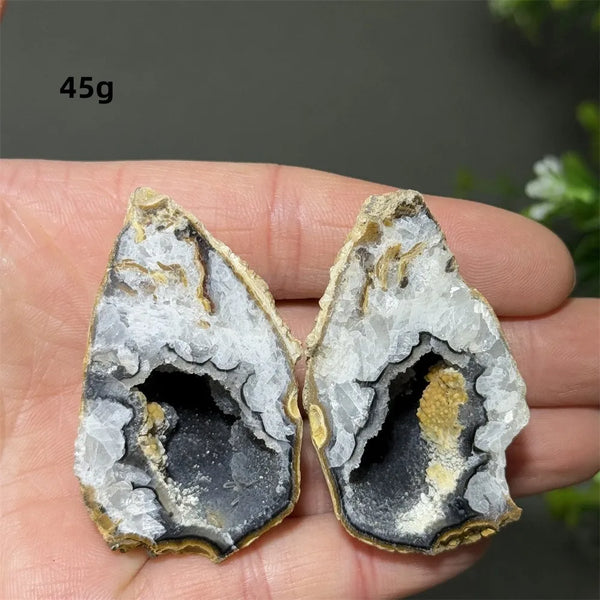 Mixed Agate Crystal Cave Egg-ToShay.org