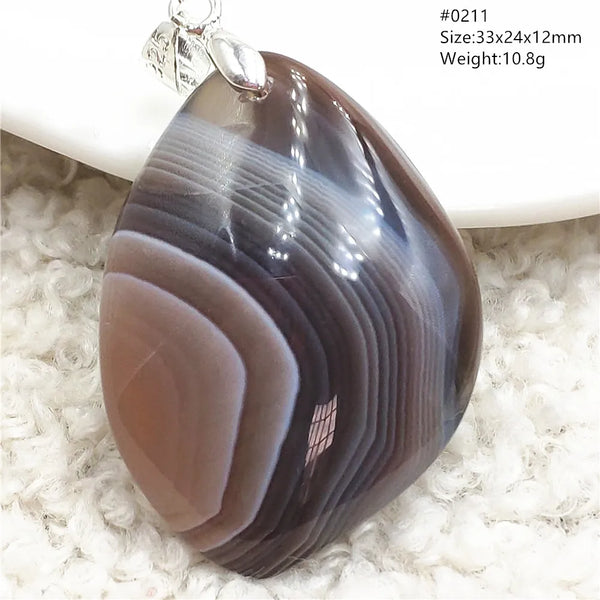 Black Agate Pendant-ToShay.org