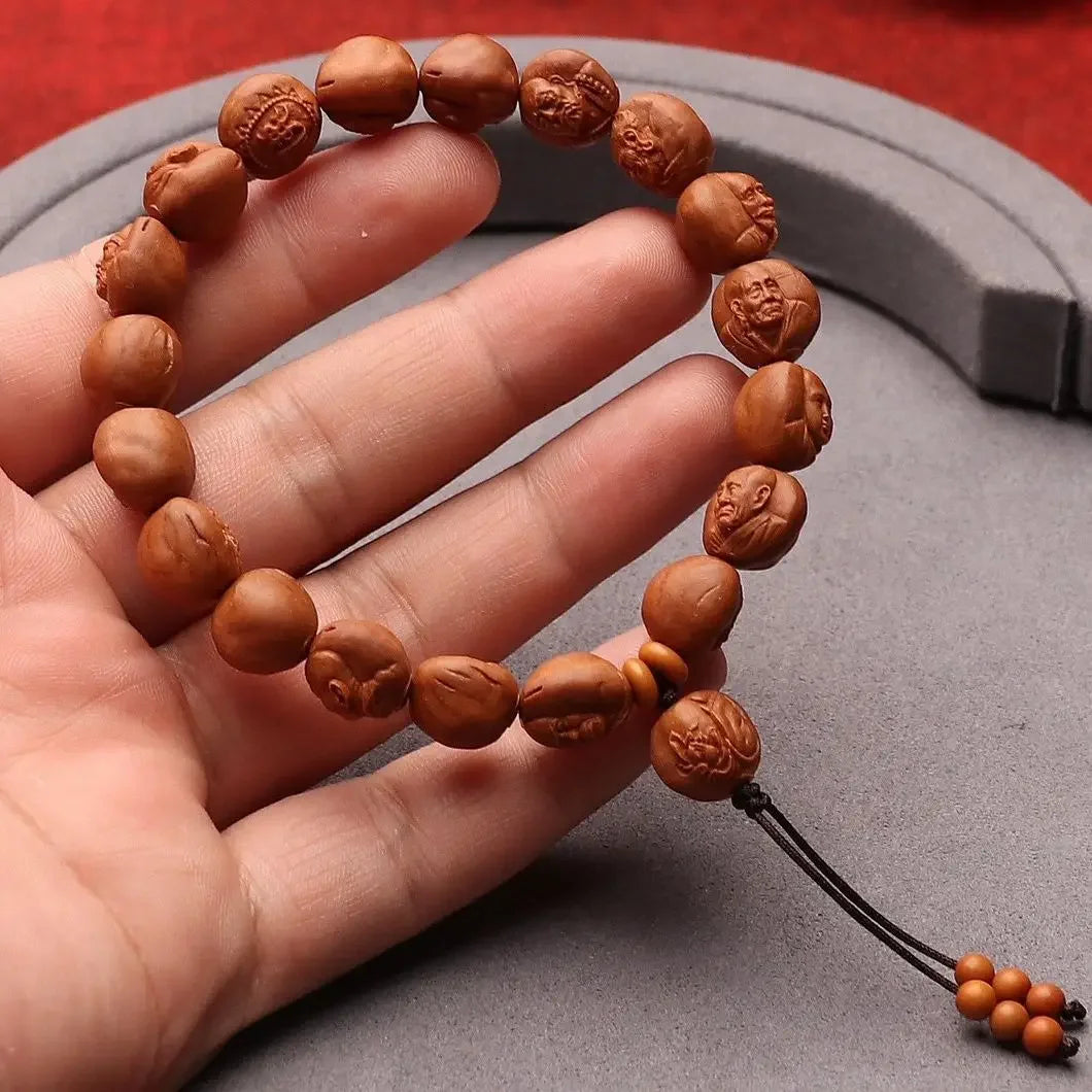 Brown Dragon Peach Pit Bracelets-ToShay.org