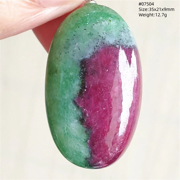 Red Ruby Zoisite Pendant-ToShay.org