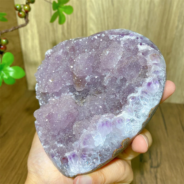 Pink Amethyst Cluster Geode-ToShay.org