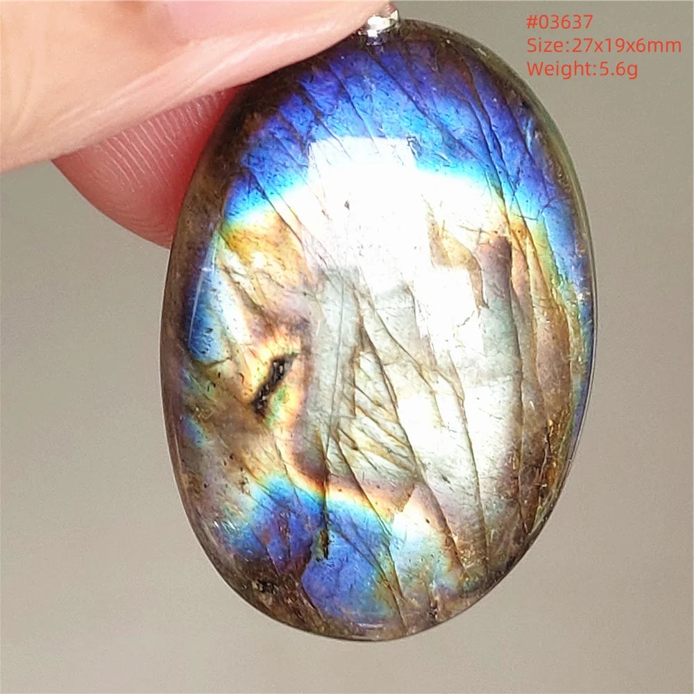 Blue Purple Labradorite Pendant-ToShay.org