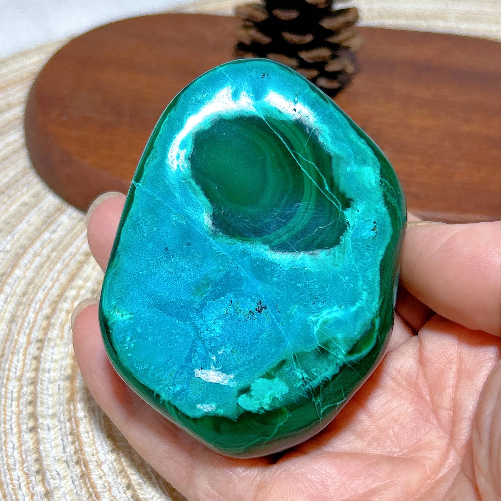 Green Chrysocolla Malachite Stone-ToShay.org