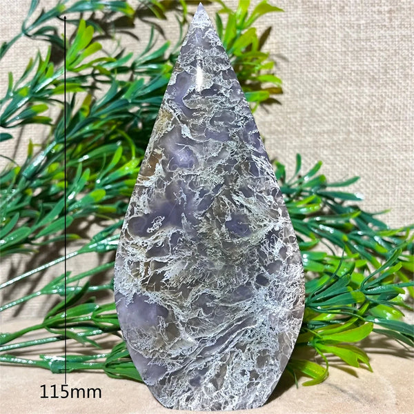 Green Moss Agate Flame-ToShay.org