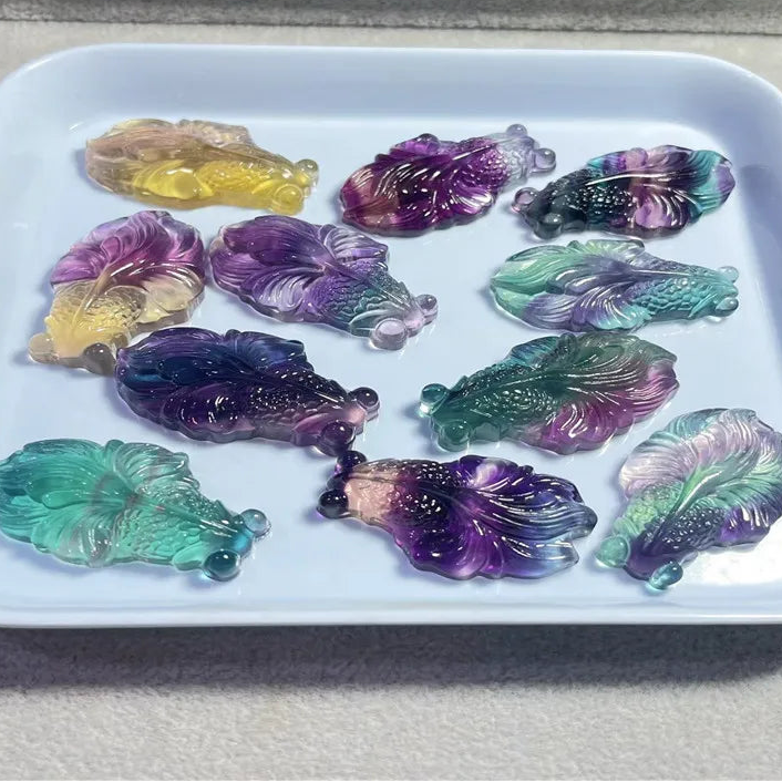 Rainbow Fluorite Goldfish-ToShay.org
