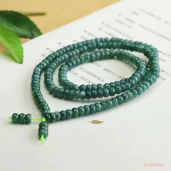 Green Jadeite Abacus Beads-ToShay.org