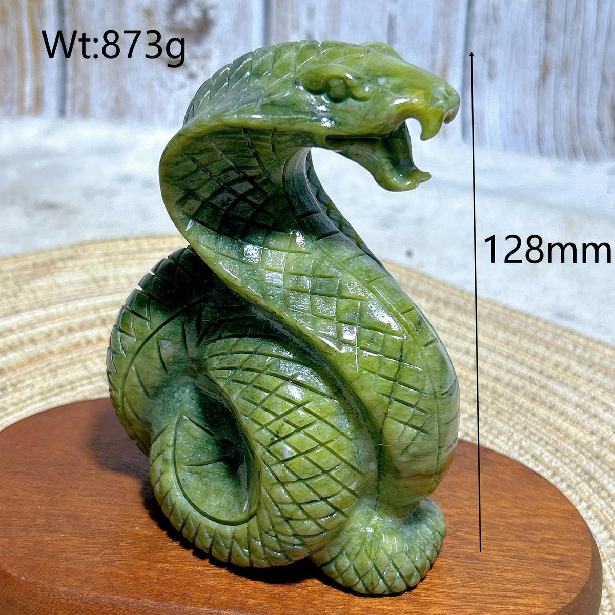Green Jasper Cobra-ToShay.org