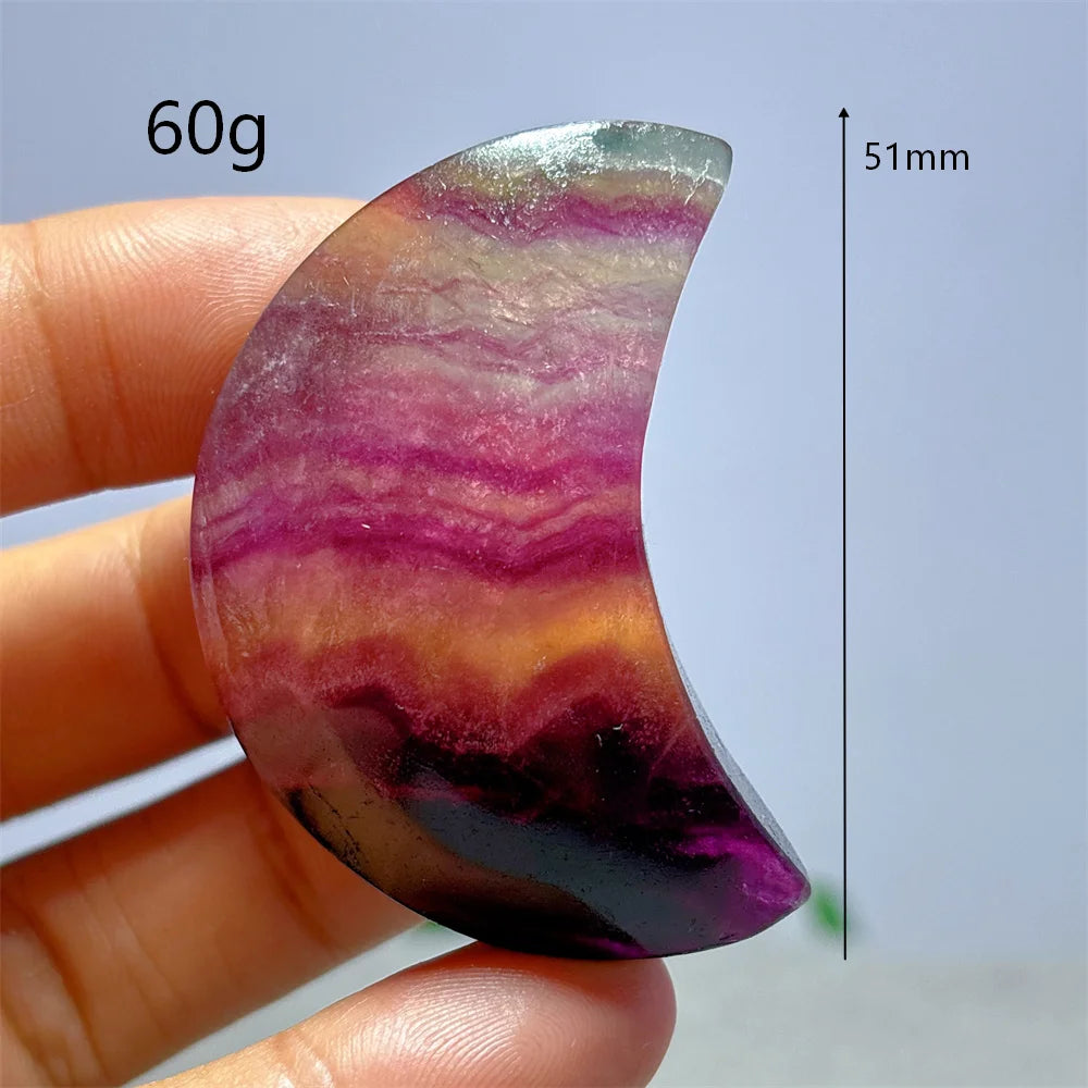 Mixed Fluorite Moon-ToShay.org
