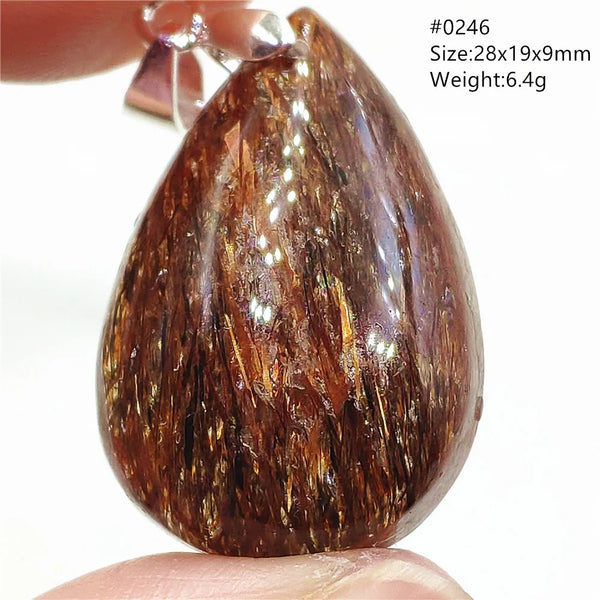 Gold Rutilated Quartz Pendant-ToShay.org
