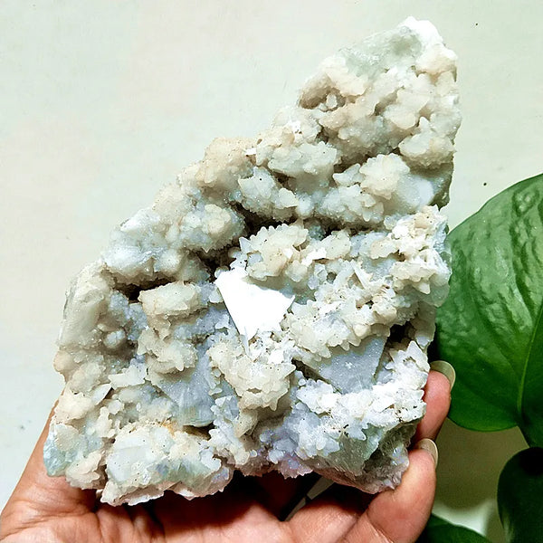 Green Sugar Fluorite Crystal-ToShay.org