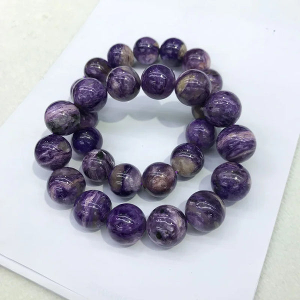 Purple Charoite Bracelet-ToShay.org
