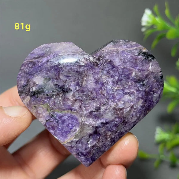 Purple Noble Crystal Heart-ToShay.org