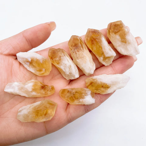 Yellow Citrine Rough Point-ToShay.org