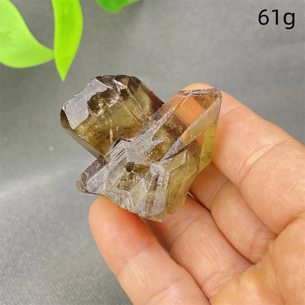 Yellow Black Smoky Quartz-ToShay.org