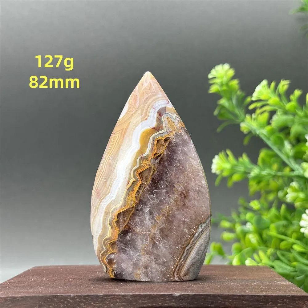 Purple Amethyst Agate Torch-ToShay.org