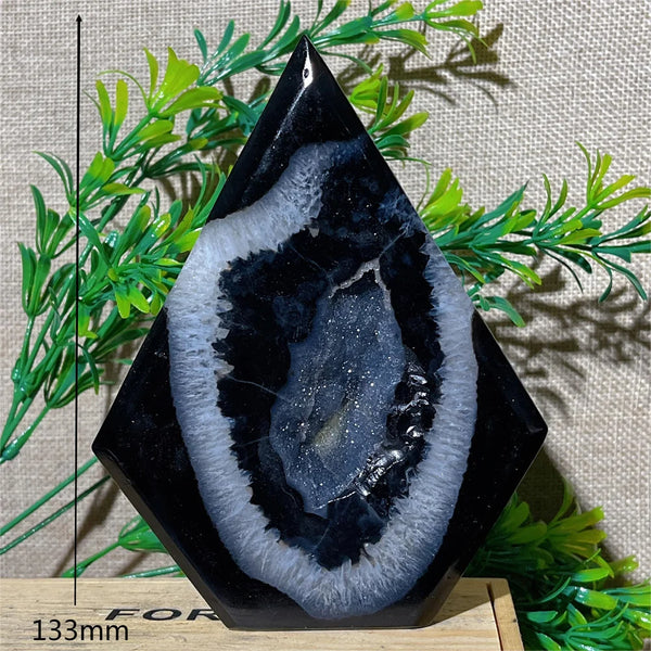 Black Agate Torch-ToShay.org