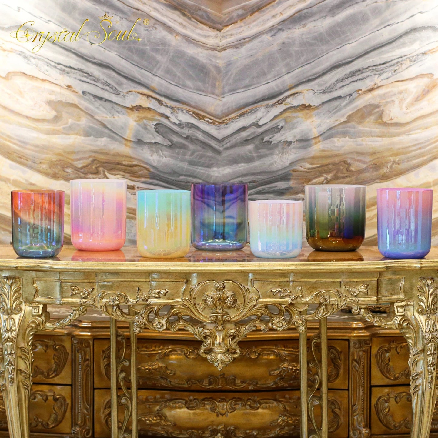 Mixed Crystal Singing Bowls-ToShay.org