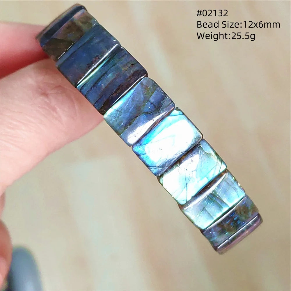 Blue Light Labradorite Bracelet-ToShay.org