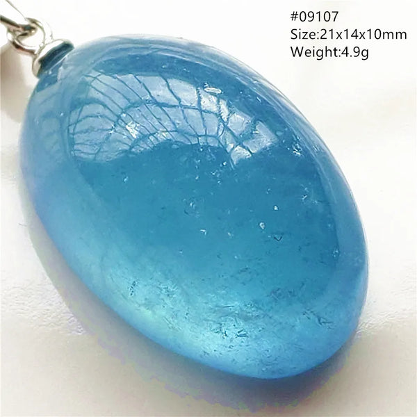 Blue Aquamarine Pendant-ToShay.org