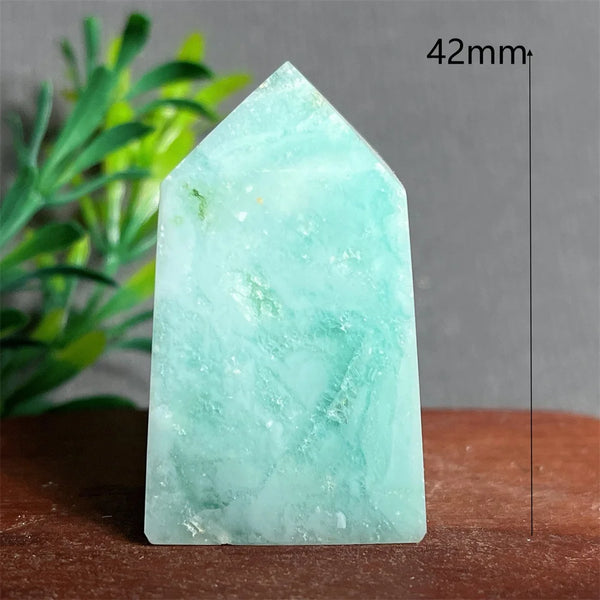 Green Jade Crystal Tower-ToShay.org