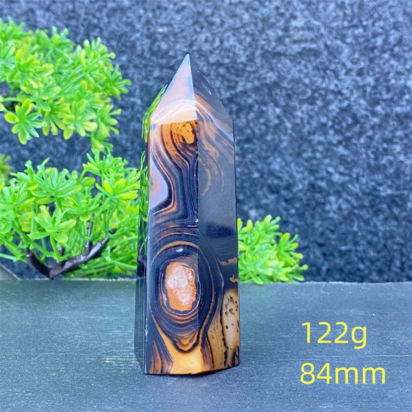 Black Red Striped Agate Point-ToShay.org