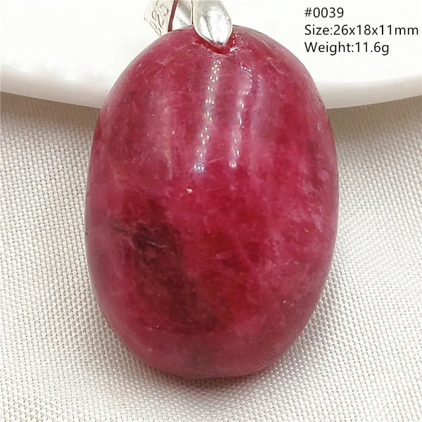 Red Rose Rhodonite Pendant-ToShay.org