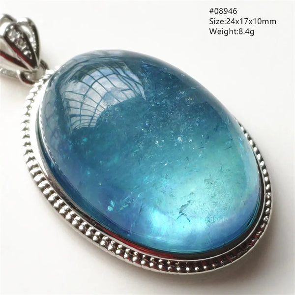 Blue Aquamarine Pendant-ToShay.org