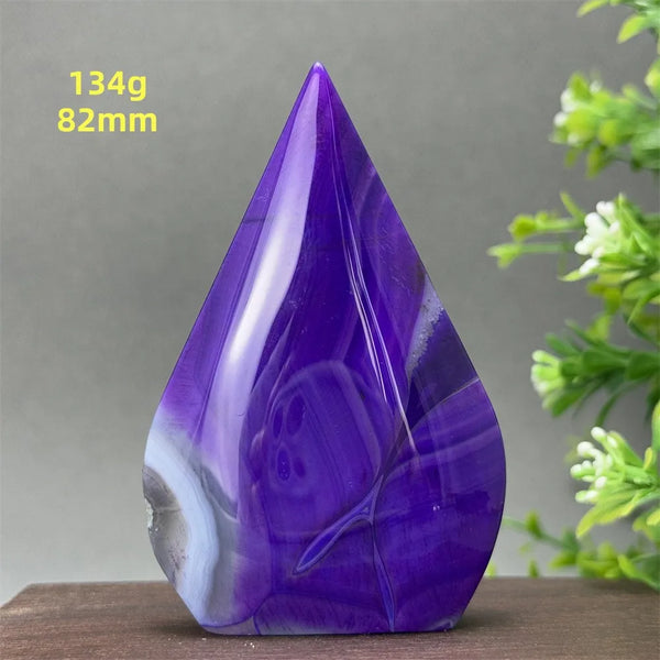 Purple Agate Torch-ToShay.org