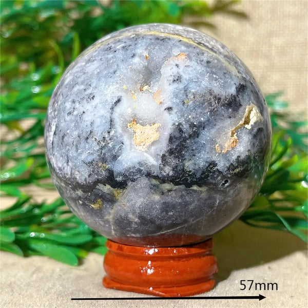 Purple Sphalerite Druzy Ball-ToShay.org