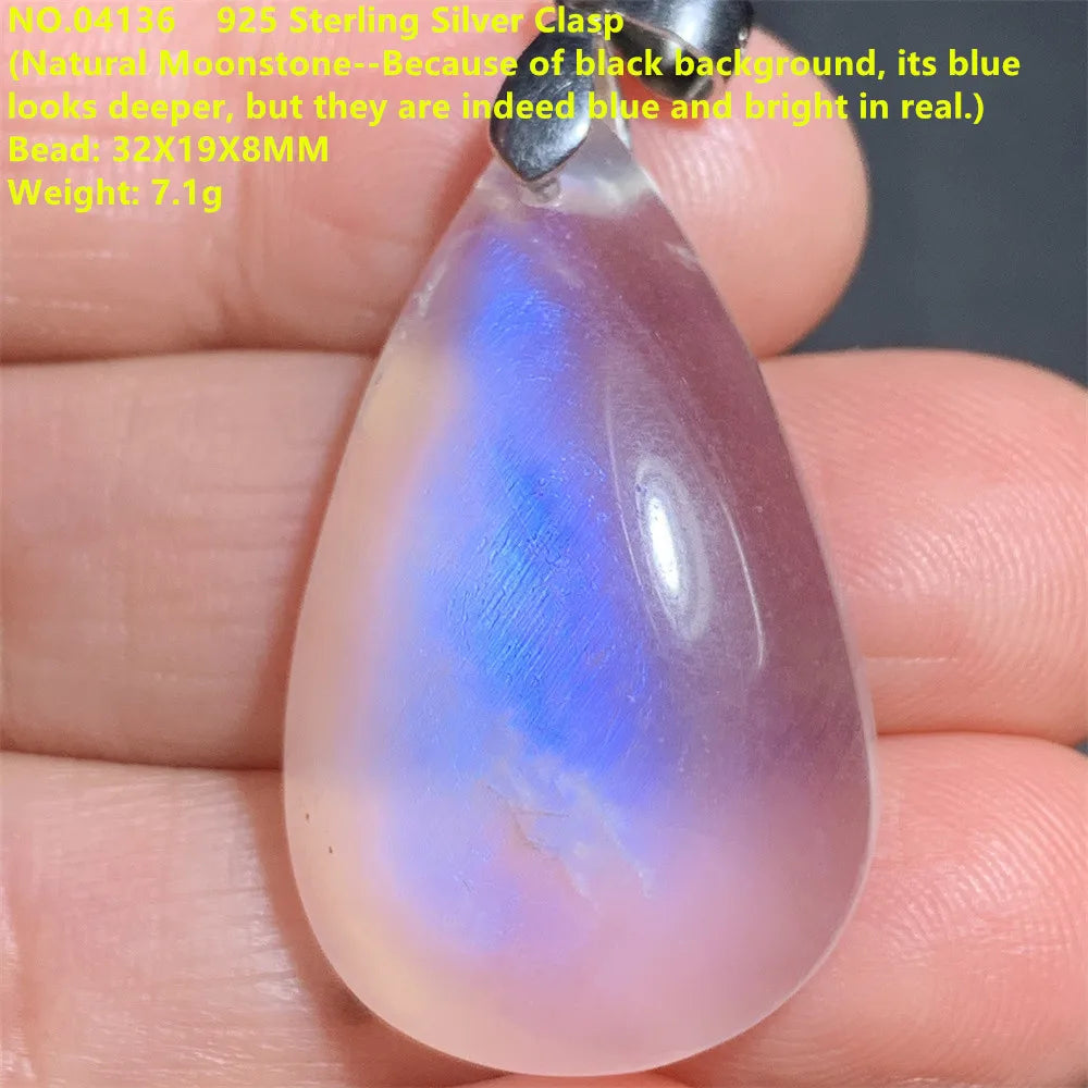 Blue Light Moonstone Pendants-ToShay.org