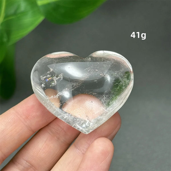 Clear Crystal Heart-ToShay.org