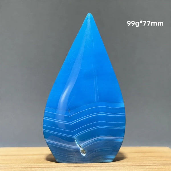 Blue Agate Torch-ToShay.org