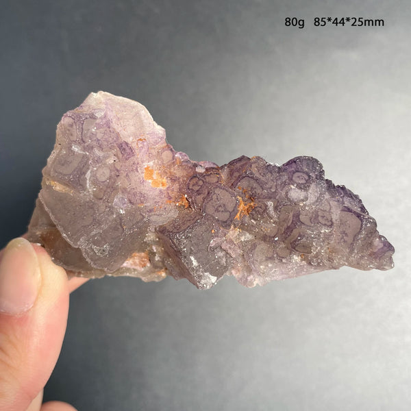 Purple Amethyst Fluorite Crystal-ToShay.org