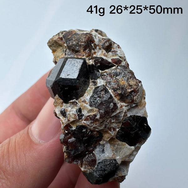 Red Garnet Quartz Crystals-ToShay.org