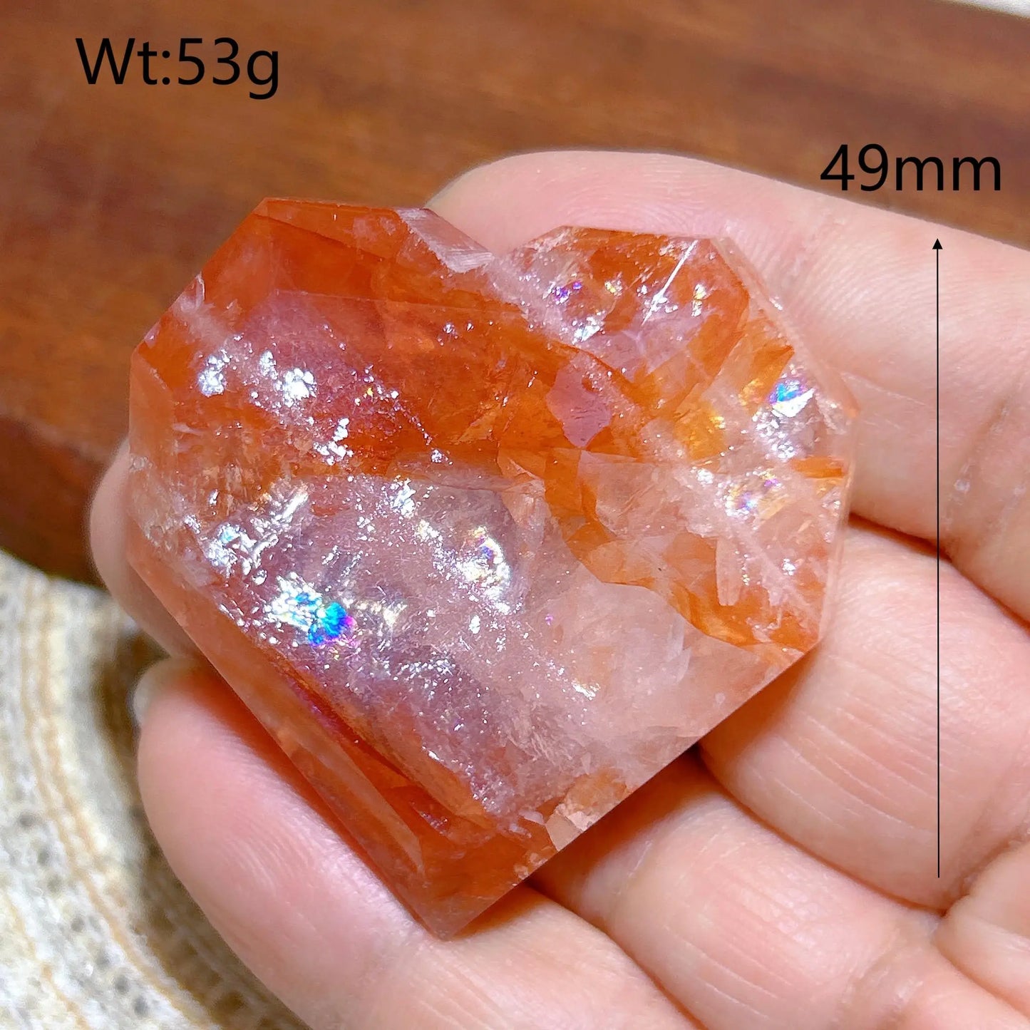 Orange Rainbow Fire Quartz-ToShay.org