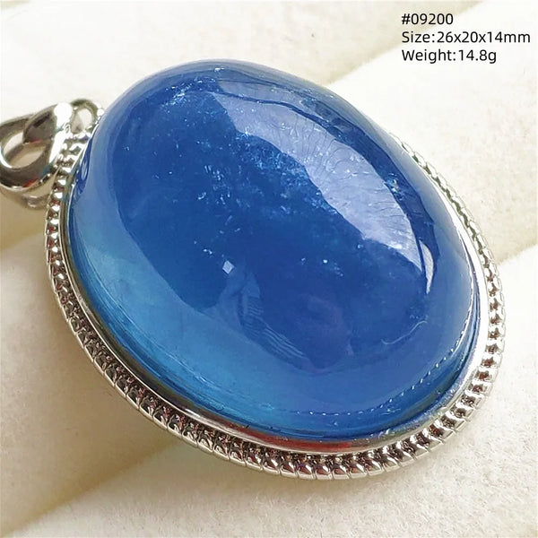 Blue Aquamarine Pendant-ToShay.org