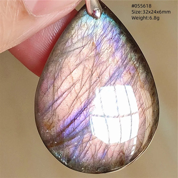 Blue Purple Labradorite Pendant-ToShay.org