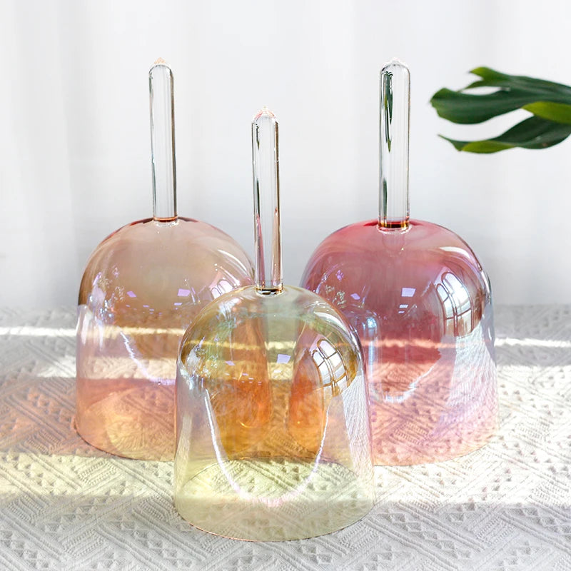 Handed Crystal Bowls Colorful Clear Singing Bowl Sound Healing Meditation Yoga Diapason Chakras Professional Handmade Percussion-ToShay.org